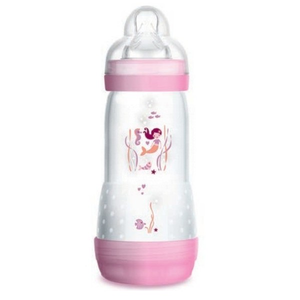 Mam Easy Star Biberón Anticólico 4+ Rosa 320ml