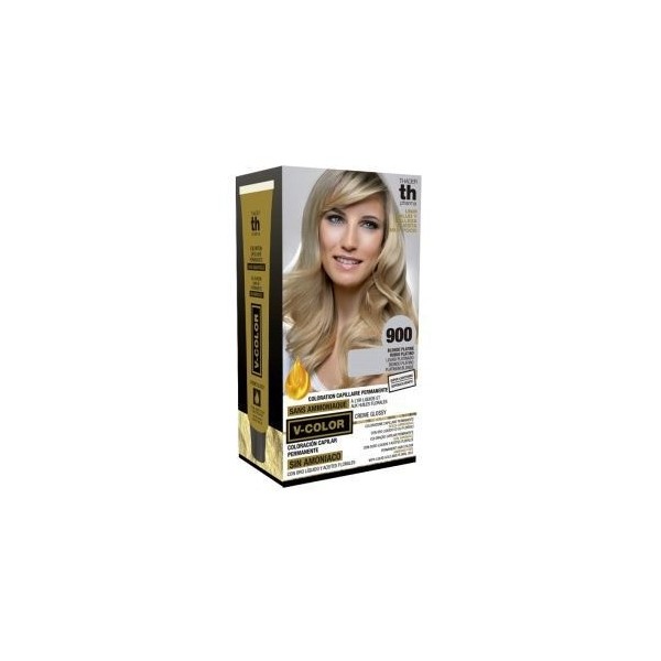TH Pharma Kit Tinte en Casa V-Color Nº900 Rubio Platino Superaclarante