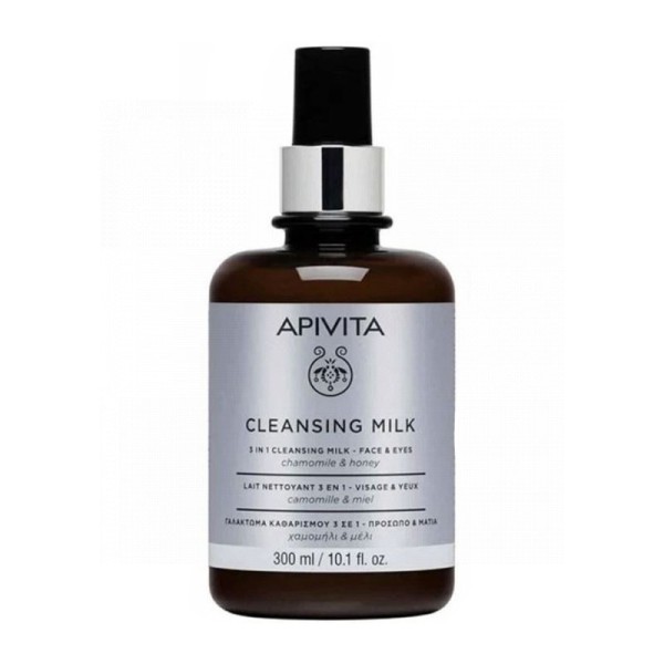 Apivita Leche Limpiadora 3 en 1 Rostro y Ojos 300ml