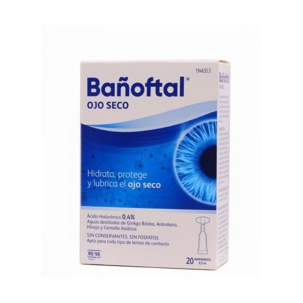 Bañoftal Ojo Seco 20 Monodosis