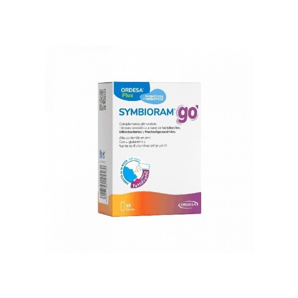 Symbioram Go Complemento Alimenticio Probiótico 10 Sticks