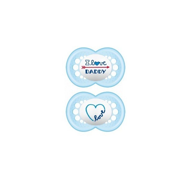 Mam Original Chupete 6+ Azul 2uds