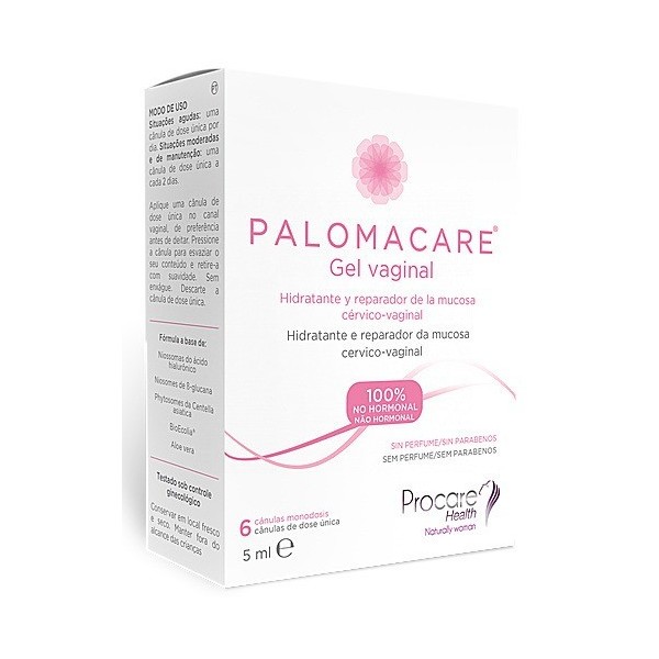 Palomacare Gel Vaginal Monodosis 6 Cánulas 5ml