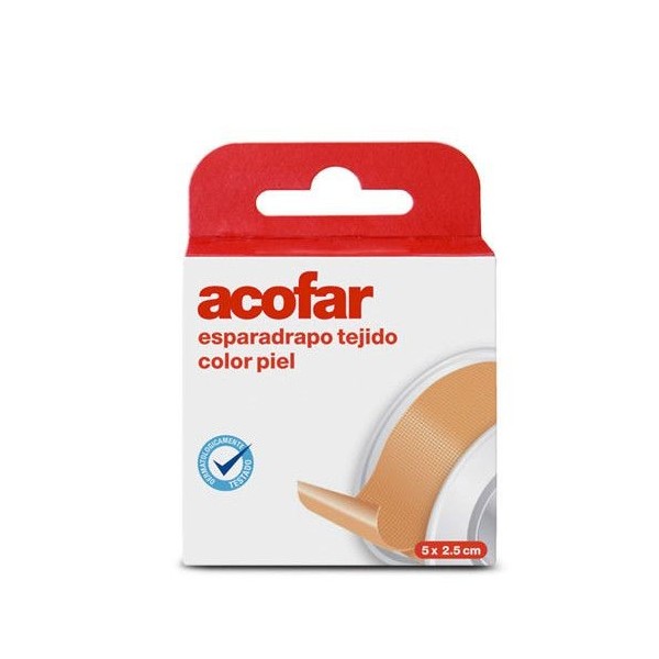 Esparadrapo Acofar Teji Piel 5x1,25 Cm