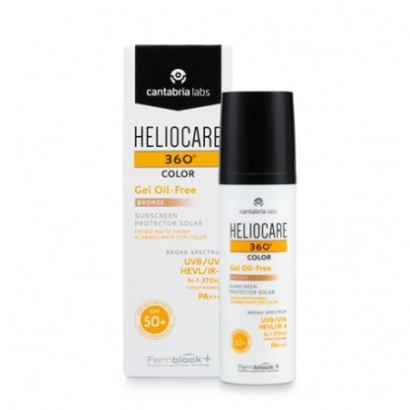 Heliocare 360 Gel Oil Free Color Bronze SPF50+ 50ml