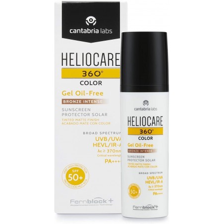 Heliocare 360 Gel Oil Free Color Bronze Intense SPF50+ 50ml