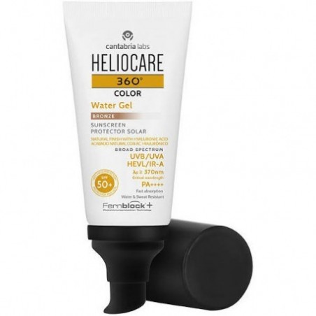 Heliocare 360º Color Water Gel Protector Solar SPF-50+ Color Bronze 50ml