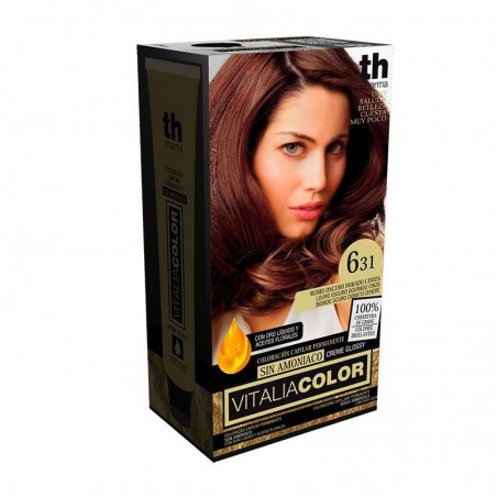 TH Pharma Coloración Capilar Permanente Rubio Oscuro Dorado Ceniza 6.31