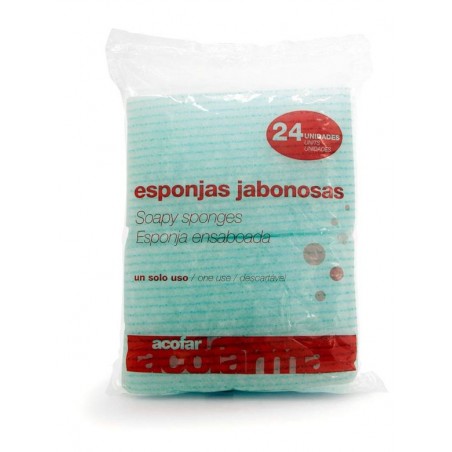 Esponjas Jabonosas Acofar 24 Uds