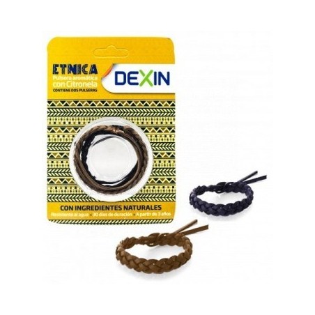 Dexin Pulsera Etnica 2 Unidades Con Citronela