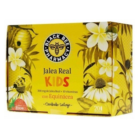 Black Bee Pharmacy Jalea Real Kids 20 Ampollas