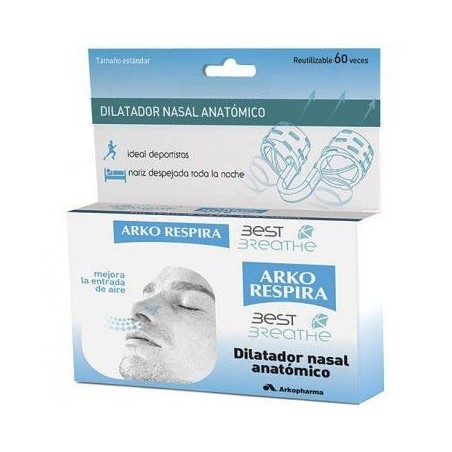 Best Breathe Dilatador Nasal Anatomico+ Aire Tiras Adhesivas