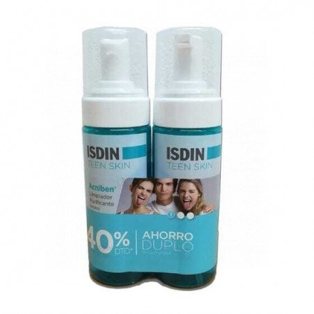 Isdin Acniben Limpiador Purificante Espuma Teen Skin 2 x 150ml