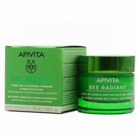 Apivita Bee Radiant Gel-Crema Signos de la Edad & Antifatiga Textura Ligera 50ml