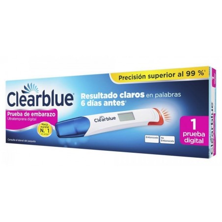 Clearblue Prueba de Embarazo Digital Ultratemprana 1ud