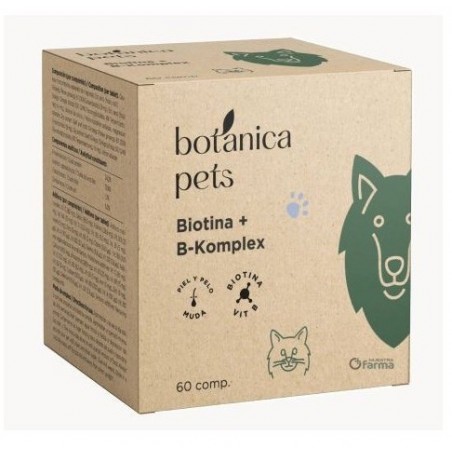 Botánica Pets Biotina+ B-Komplex 60 Comprimidos