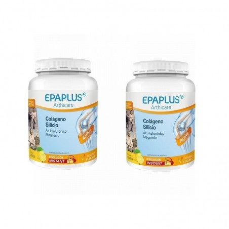 Epaplus Arthicare Instant Limón Colágeno + Silicio + Hialurónico + Magnesio Duplo 2 x 334g