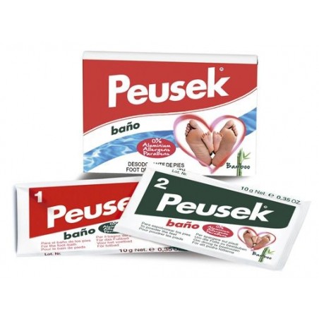 Peusek Baño Antitranspirante Pies 2 Sobres