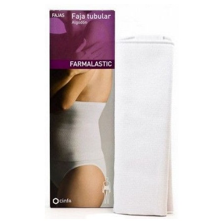 Farmalastic Faja Tubular Algodón Blanca T-3