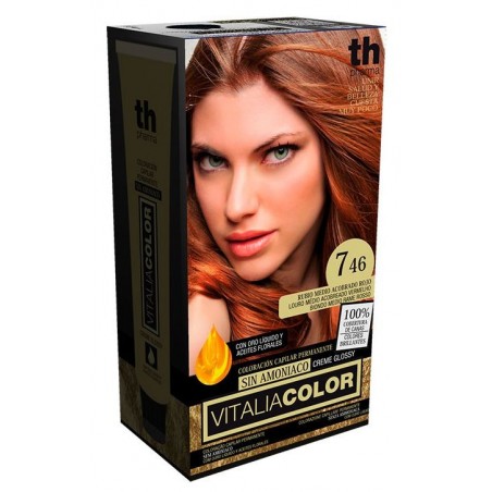 TH Pharma Vitalia Color Rubio Medio Acobrado 7.46