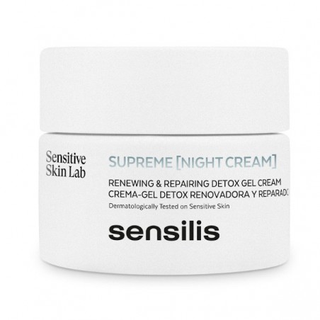 Sensilis Supreme Crema De Noche Gel Detox 50ml