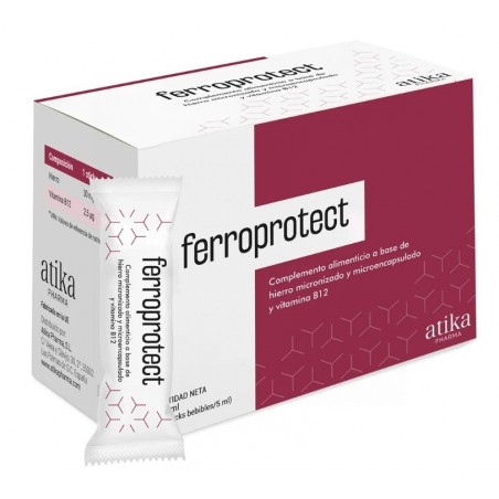 Atika Pharma Ferroprotect 30 Sticks bebibles/5ml