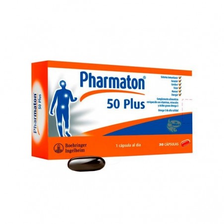 Pharmaton 50 Plus 30 Cápsulas