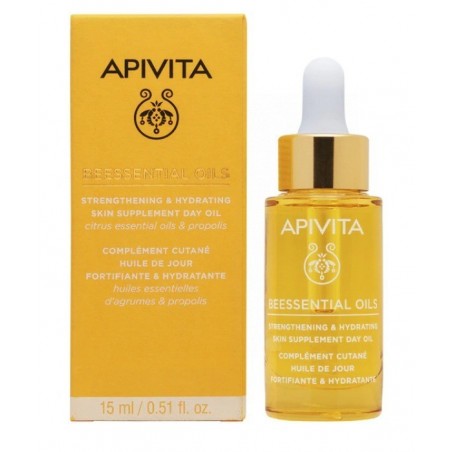 Apivita Beeessential Oil Aceite de Día Refuerza & Hidrata 15ml