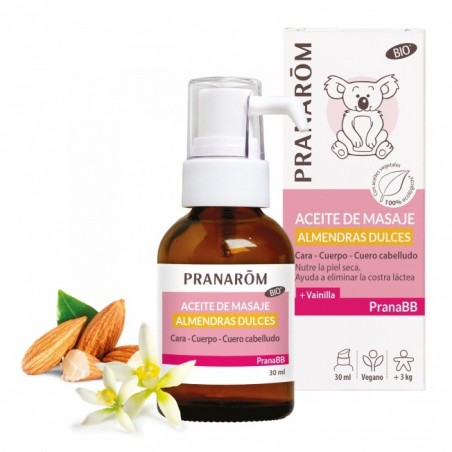 Pranarom Aceite de Masaje Almendras Dulce 30ml