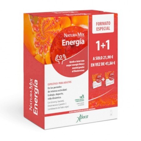 Aboca Natura Mix Advanced Energia Pack 2 x 10 Frascos