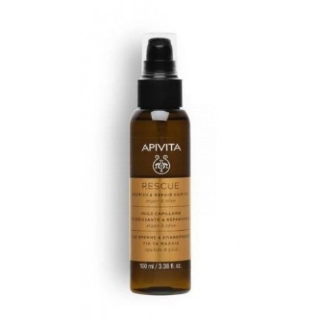 Apivita Rescue Aceite Capilar Nutritivo y Reparador 100ml