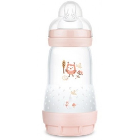 MAM Biberón Anticólico 260ml +2M Rosa