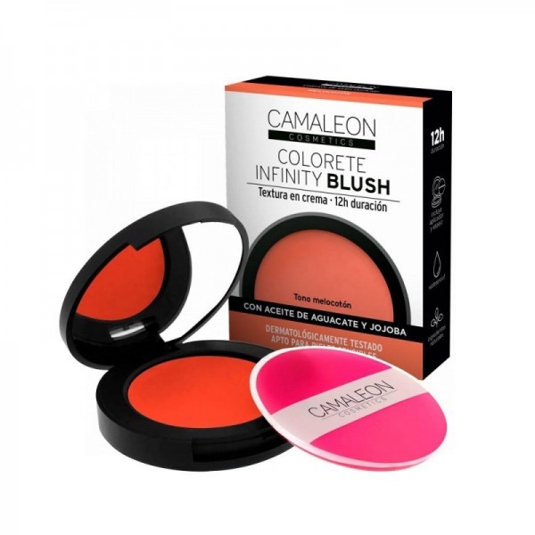 Camaleon Cosmetics Infinity Blush Colorete Crema Color Melocotón 4g