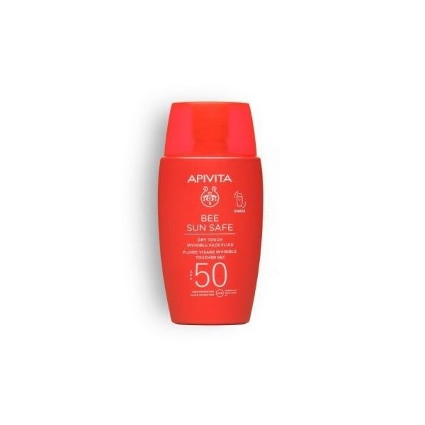 Apivita Bee Sun Safe Fluído Facial Invisible Toque Seco SPF-50 50ml