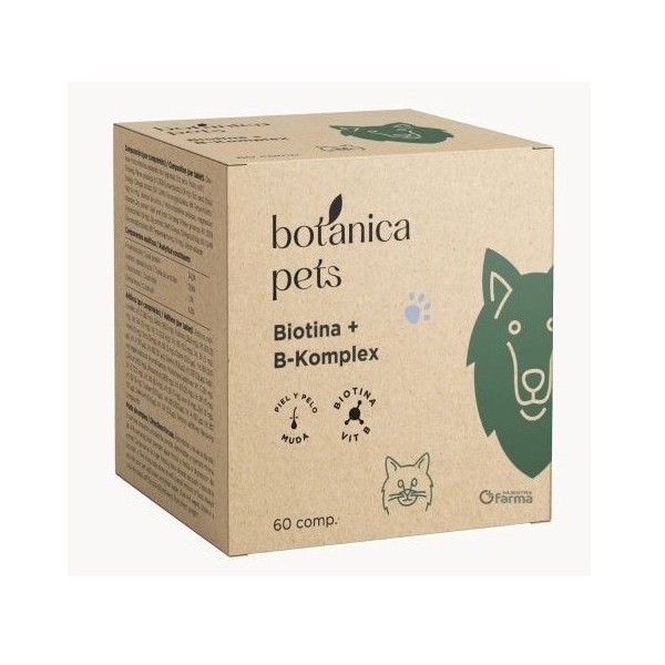 Botánica Pets Biotina+ B-Komplex 60 Comprimidos