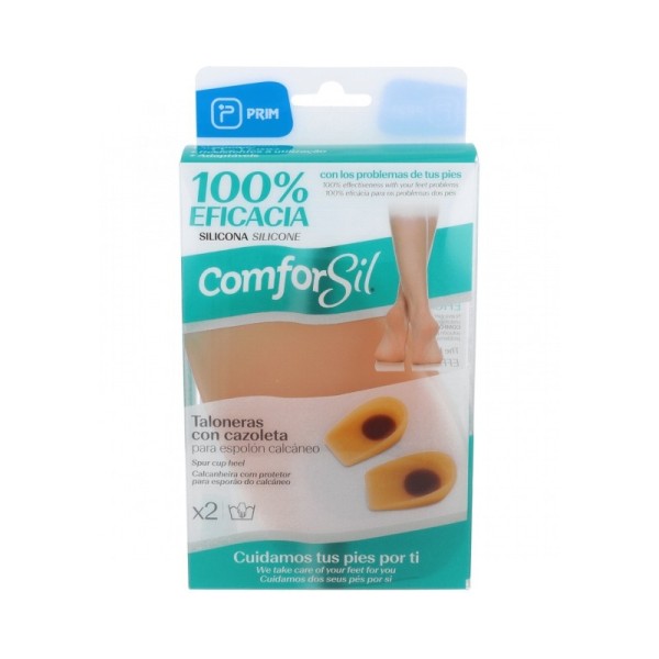 Comforsil Talonera Espolon con Cazoleta Silicona Talla L 2uds
